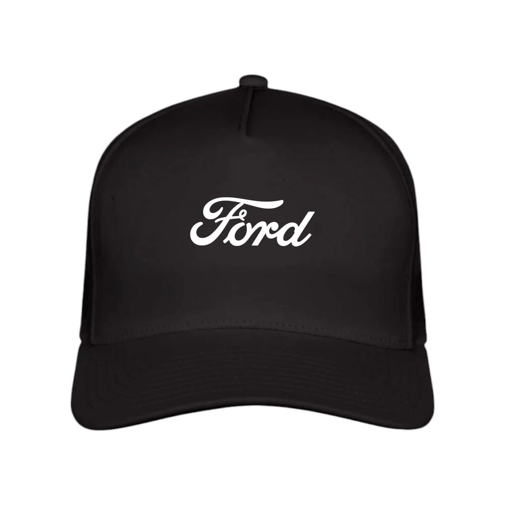 Generic Customized 5-Panel Cap-Black